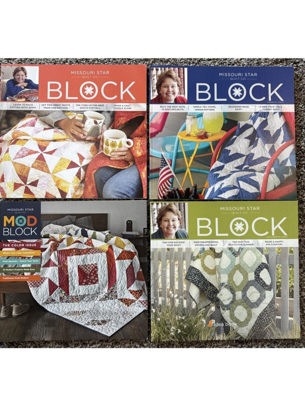 Missouri Star Quilt Co Block ModBlock Magazines 2014 Vol 1 Issues1-5 Quilting Pa